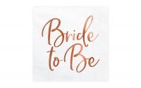 Partydeco Serviette Bride to be
