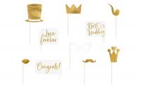 Partydeco Photo Booth Wedding Set