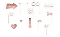 Partydeco Photo Booth Wedding Set