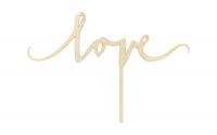 Partydeco Kuchen-Topper love