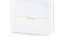 Partydeco Gästebuch Love