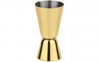 Paderno Cocktail Messbecher gold