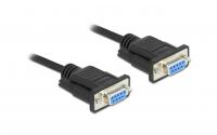 Delock Seriell Kabel,D-Sub 9, Buchse-Buchse