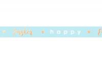 Folia Washi-Tape HOTFOIL ROSEGOLD Happy Ea.