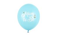Partydeco Ballons Mom to be past-blau