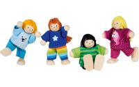 Goki Biegepuppen Kinder-Clique 4-teilig