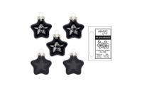 Inge Weihnachtskugel Stern, Ebony Black