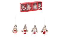 G. Wurm Aufhänger Wichtel, Winterkind, 4er