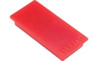 FRANKEN Magnete, 23 x 50 mm, 10 Stück, rot