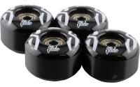 Slide Skateboard Räder schwarz 4er Set