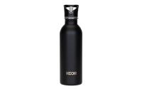 KOOR Flasche 1000ml schwarz Halm