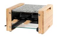 FURBER Raclette-Grill 4P Holz/Stein