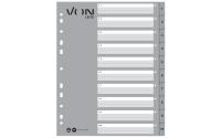 VON Register Zahlen 1-10, A4 Überbreite, PP