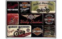 Nostalgic Art Magnet-Set Harley Davidson