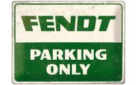 Nostalgic Art Schild Fendt Parking only