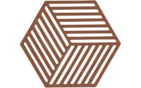 Zone Topfuntersetzer Hexagon Terracotta