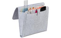 relaxdays Aufbewahrung Betttasche, Grau