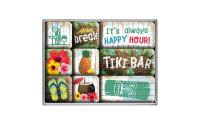 Nostalgic Art Magnet-Set Tiki Bar