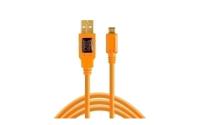 USB 2.0 to Micro-B 5-Pin, 4.6m, Orange