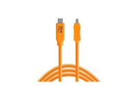 USB-C to 2.0 Mini-B 8-Pin, 4.6m, Orange