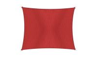 Sonnensegel Rechteck 3x4m, rot