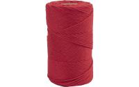 Creativ Company Macramé Kordel Rot