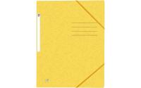 Oxford Gummibandmappe gelb