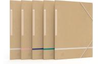 Oxford Gummibandmappe assortiert