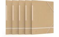 Oxford Gummibandmappe beige