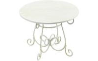 Hobbyfun Mini-Möbel Tisch Metall weiss