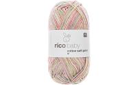 Rico Baby Cotton Soft Print DK, petrol-rosa