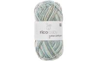 Rico Baby Cotton Soft Print DK, grau-türkis