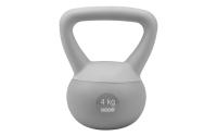 KOOR Kettlebell weich 4 kg, grau