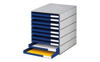 Styroval pro Box mit 10 Schubladen offen