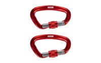 KOOR Karabiner 25kN rot/blau 2 Stk.