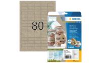 Herma Etiketten aus Silphie Papier, braun