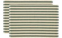 Södahl Tischset Statement Stripe Grün