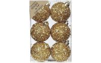 Inge Weihnnachtskugeln Gold, 6 Stück