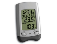 TFA Funk-Thermometer Wave silber