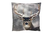 Dameco Kissen gefüllt Hirsch, 40x40 cm