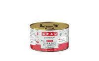 Grau Cat Kitten Rind & Pute+Karotte 6x200g