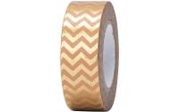 Rico Washi Tape Zickzack, Hot Foil, gold