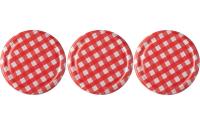 axentia Schraubdeckel Karo 82mm 3 Stk