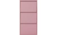 Kare Schuhschrank Caruso 3er, Rosa