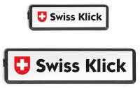 SWISS KLICK Nummernrahmen Langformat SET