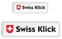 SWISS KLICK Nummernrahmen Langformat SET