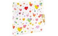 Goldbuch Tagebuch Heart light