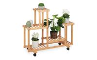 relaxdays Pflanzenständer mit 6 Ablagen