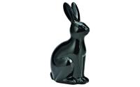G. Wurm Dekofigur Hase 25 cm Schwarz