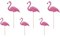 Partydeco Caketopper Aloha Flamingo